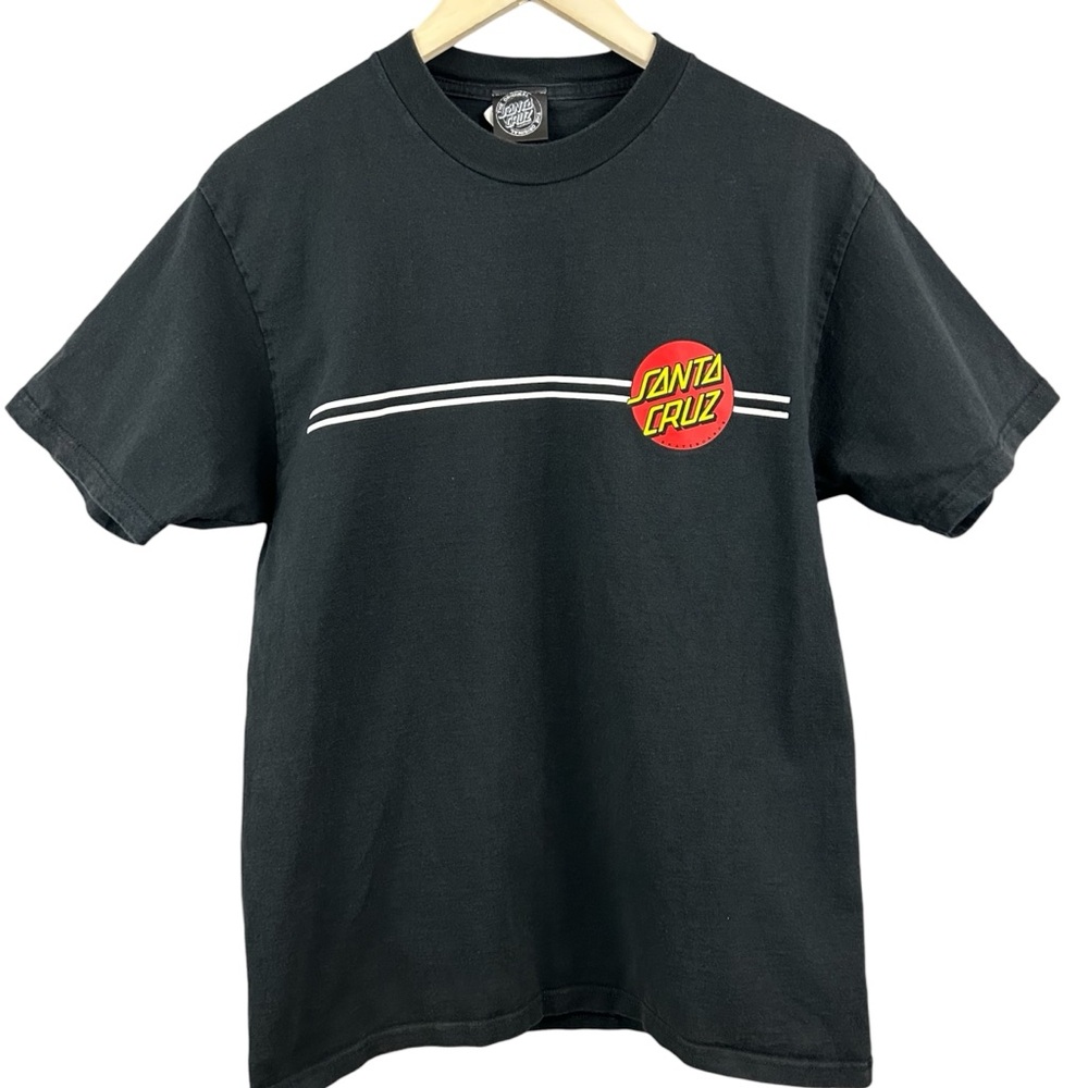 Santa Cruz Skateboards Black Graphic T-Shirt Size Medium